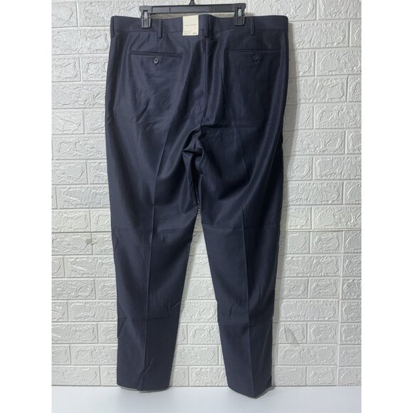 NWT - Banana Republic Tailored Slim Fit Navy Blue Mid Rise Dress Pants Size 40 L - Picture 2 of 7